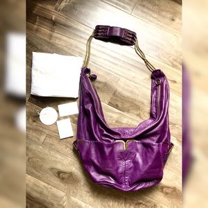 100% Auth Chloe Chain Purple Bag **RARE**